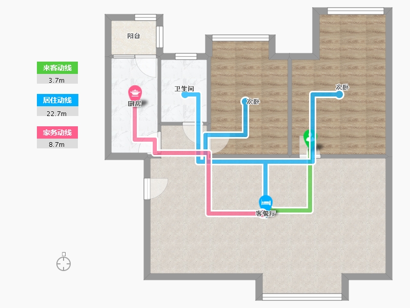 四川省-成都市-南城都汇-80.00-户型库-动静线