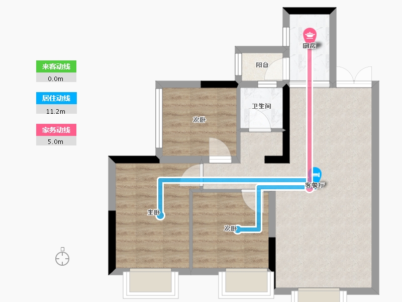 四川省-成都市-望庭学苑-59.33-户型库-动静线