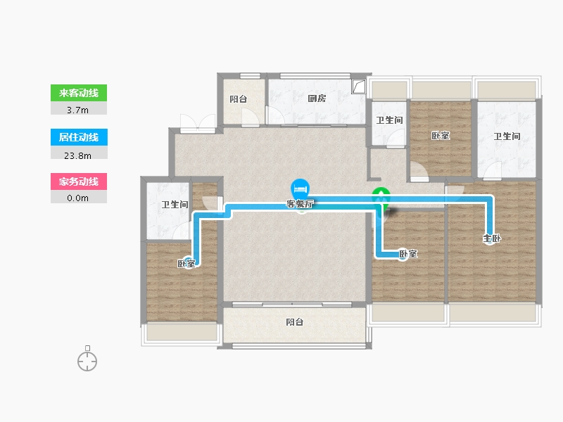 江苏省-苏州市-华润置地·润樾江南-149.00-户型库-动静线