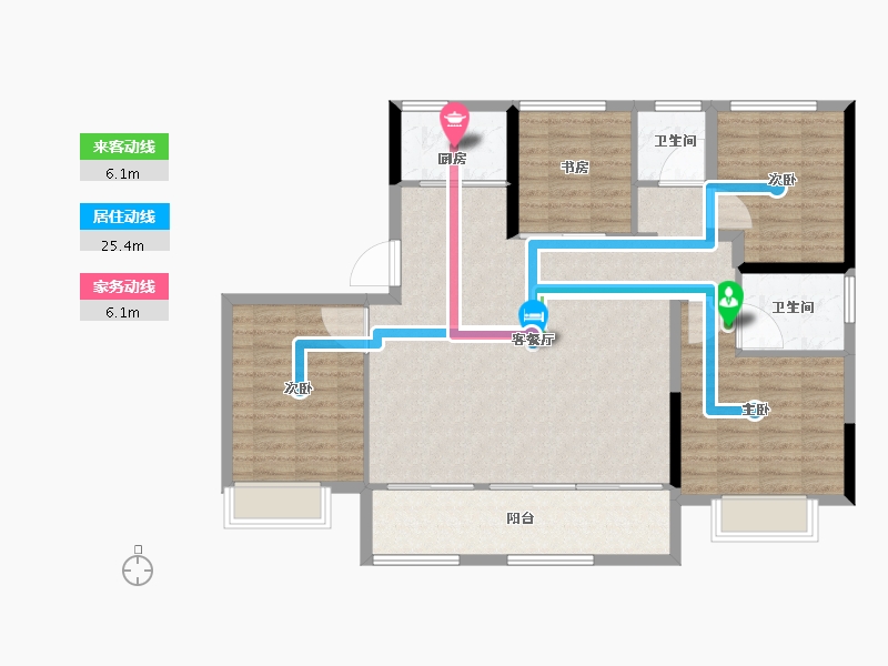 浙江省-温州市-德信天宸-112.01-户型库-动静线