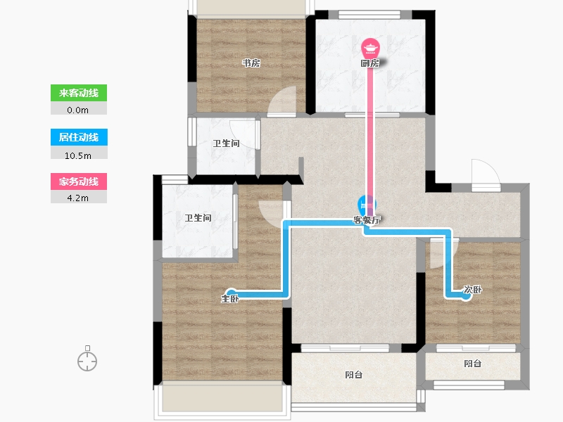 上海-上海市-中国铁建星樾云栖-80.00-户型库-动静线