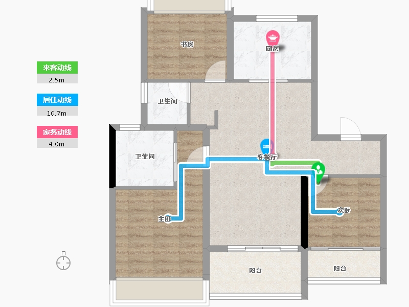 上海-上海市-中国铁建花语天境-79.21-户型库-动静线