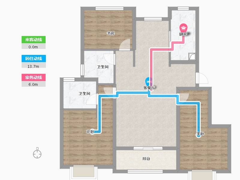 河北省-保定市-金樾万象-97.60-户型库-动静线