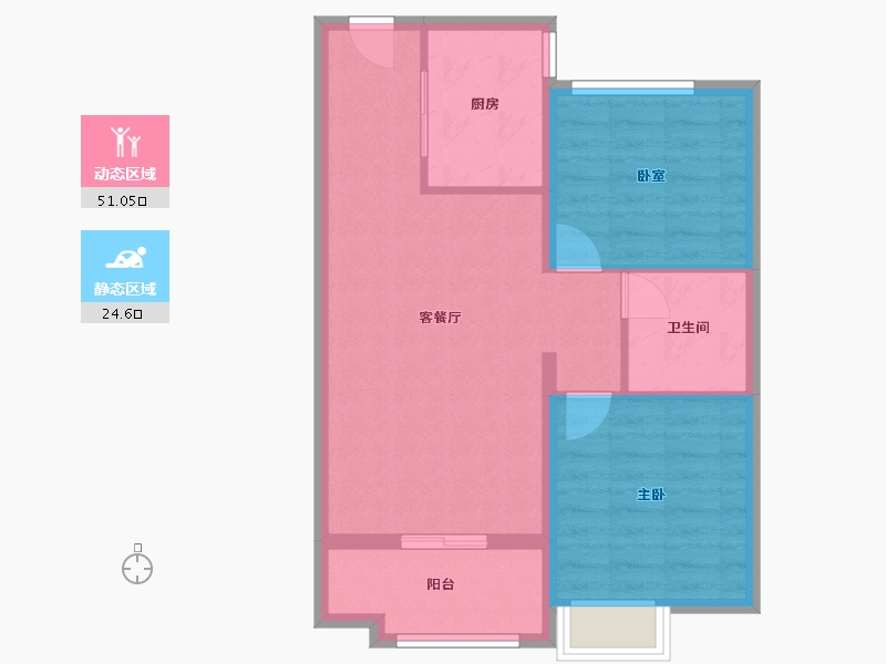 河北省-保定市-金樾万象-67.99-户型库-动静分区