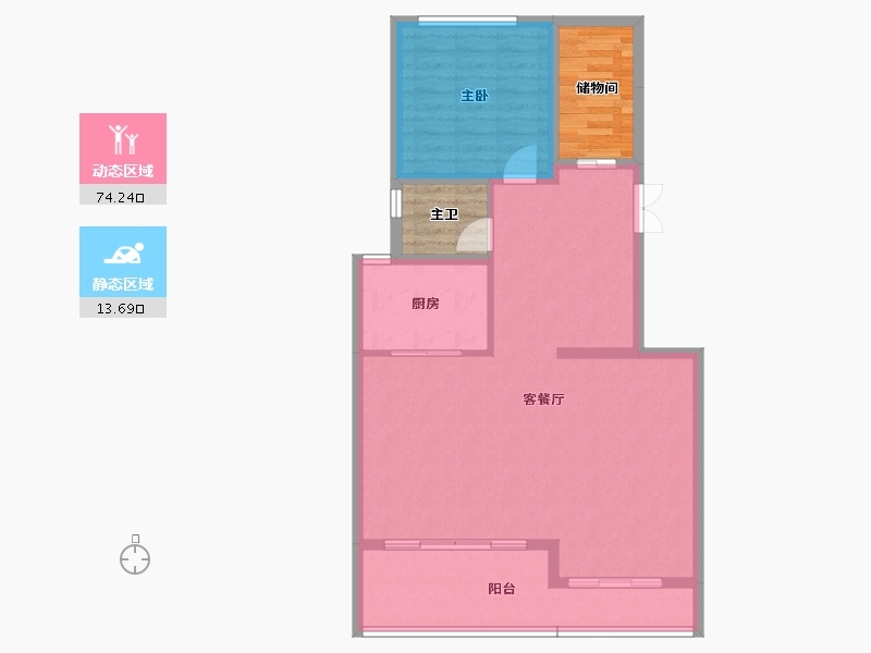 四川省-成都市-中交统建锦江九章-89.88-户型库-动静分区