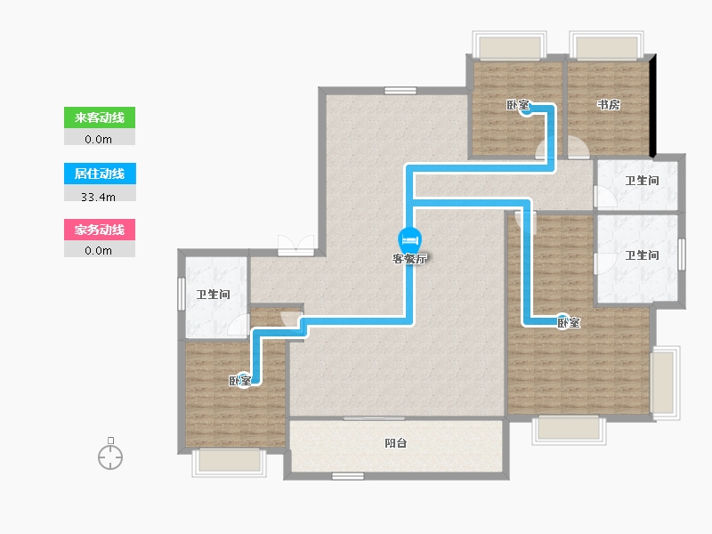 湖北省-武汉市-武汉城建·中央云城-190.68-户型库-动静线