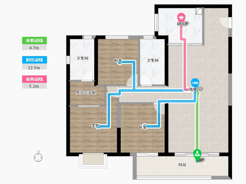 甘肃省-兰州市-绿城·兰州诚园-103.20-户型库-动静线