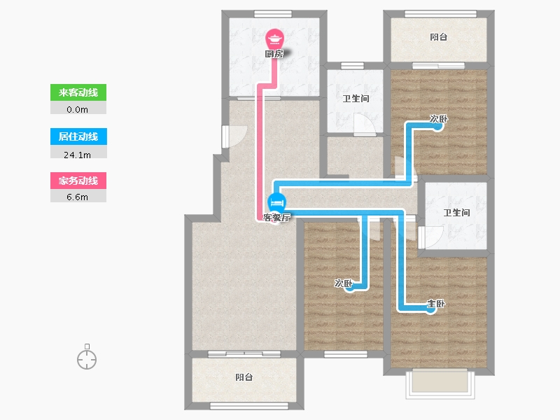 河南省-新乡市-新基翠竹苑-120.00-户型库-动静线