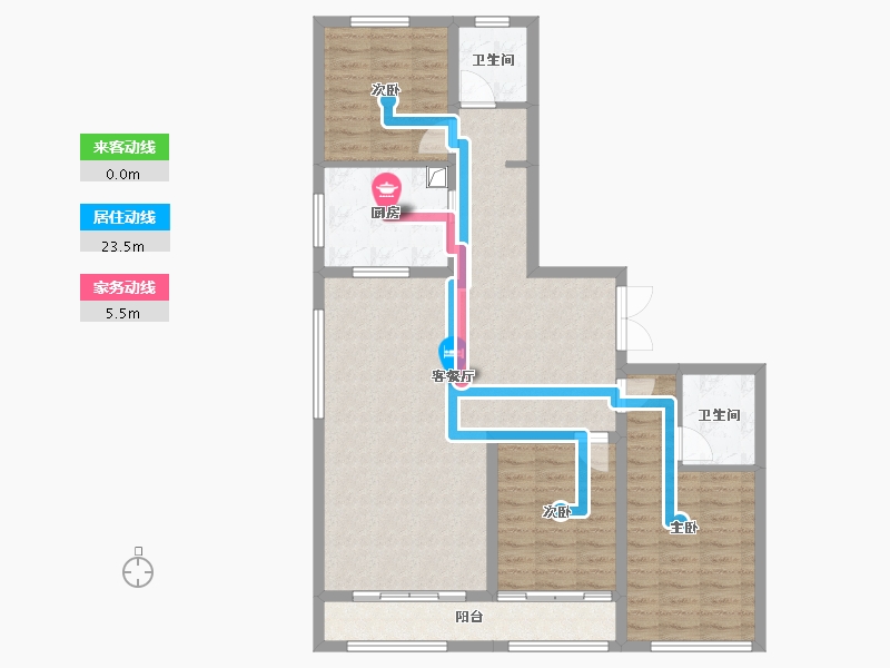 河北省-石家庄市-和誉府-110.04-户型库-动静线