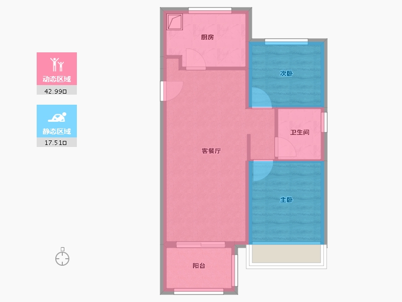 河南省-郑州市-盛悦府-58.00-户型库-动静分区