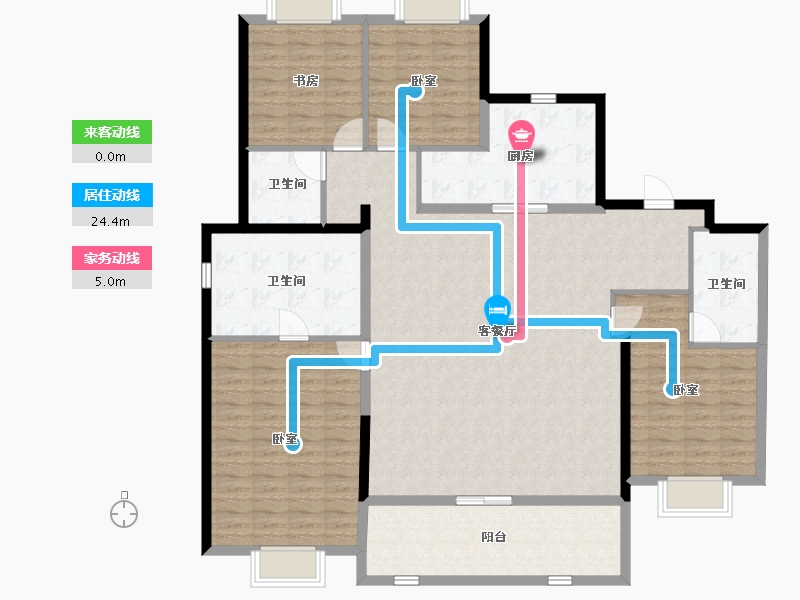 湖北省-武汉市-武汉城建·中央云城-157.59-户型库-动静线