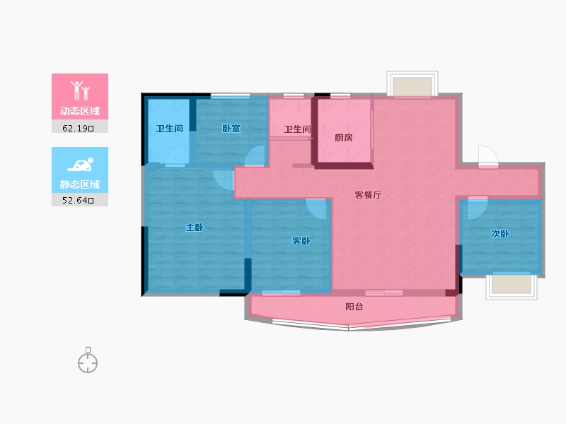 江西省-吉安市-凤凰学府-103.20-户型库-动静分区