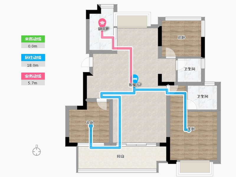 安徽省-合肥市-鼎建璟阳里-82.00-户型库-动静线