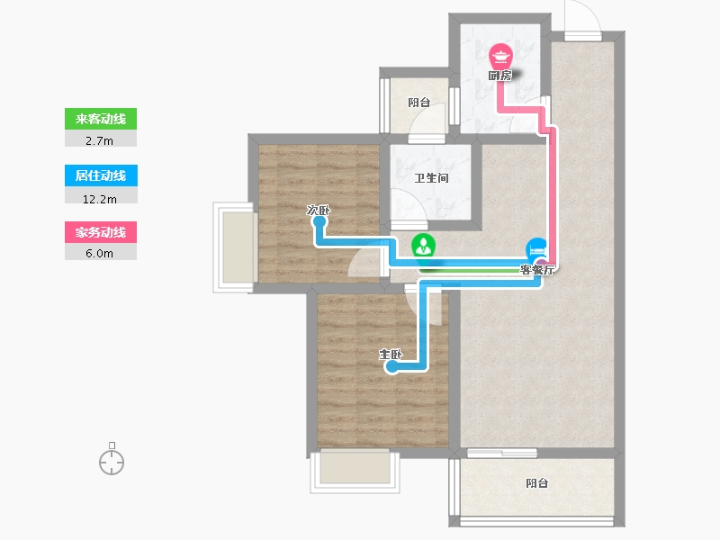 陕西省-西安市-泾干学府-72.01-户型库-动静线