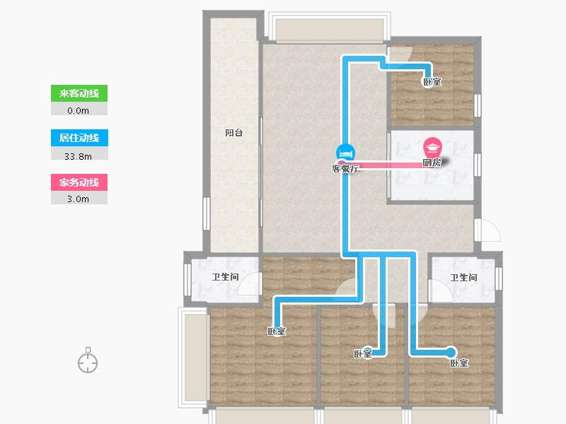 福建省-漳州市-建发西湖泊月-112.75-户型库-动静线