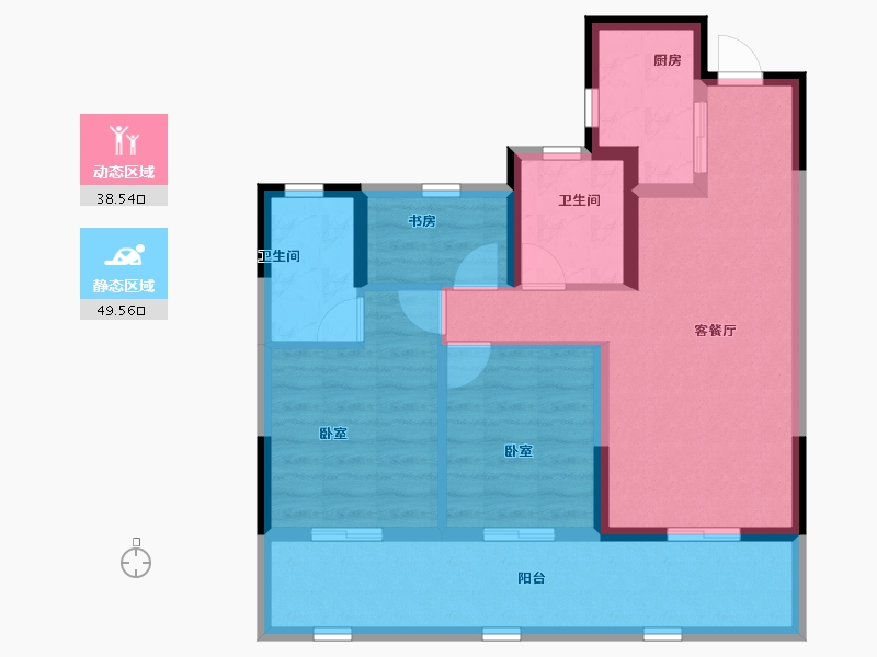 浙江省-温州市-云创未来社区-78.09-户型库-动静分区