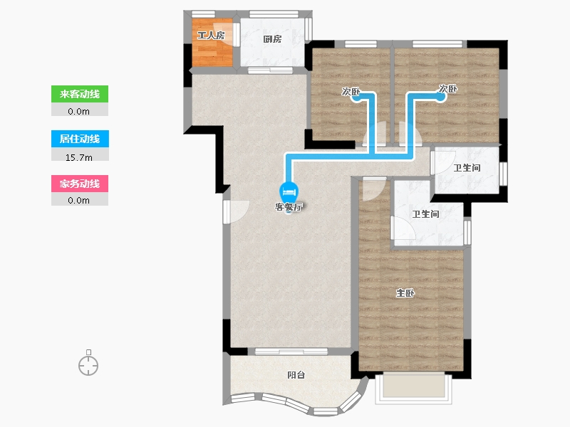 广东省-深圳市-山海翠庐-93.60-户型库-动静线