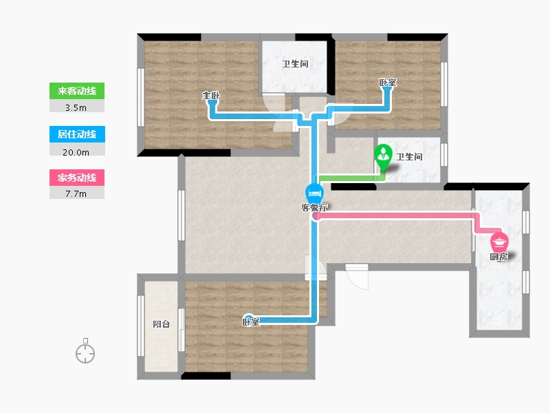 山东省-德州市-正宁居-112.00-户型库-动静线