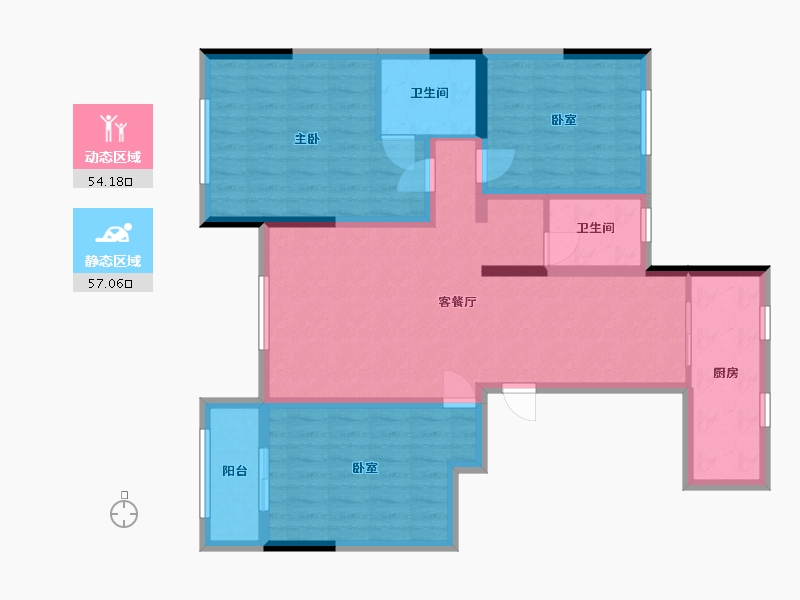 山东省-德州市-正宁居-112.00-户型库-动静分区