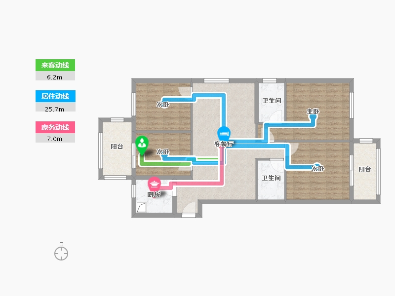 福建省-福州市-卓越未来之光-120.00-户型库-动静线