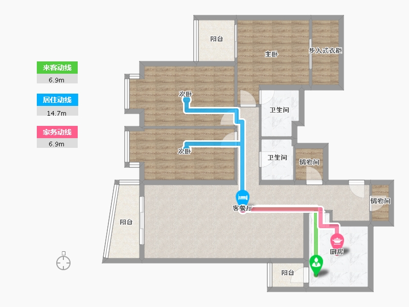 北京-北京市-国兴家园-121.38-户型库-动静线