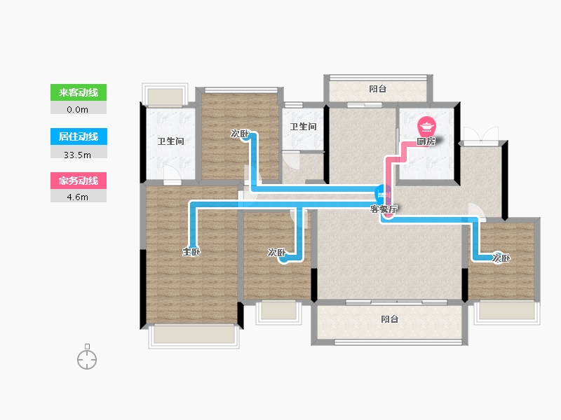 四川省-成都市-樾熙-140.80-户型库-动静线