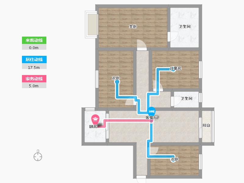 广西壮族自治区-南宁市-中梁国宾熙岸-97.60-户型库-动静线