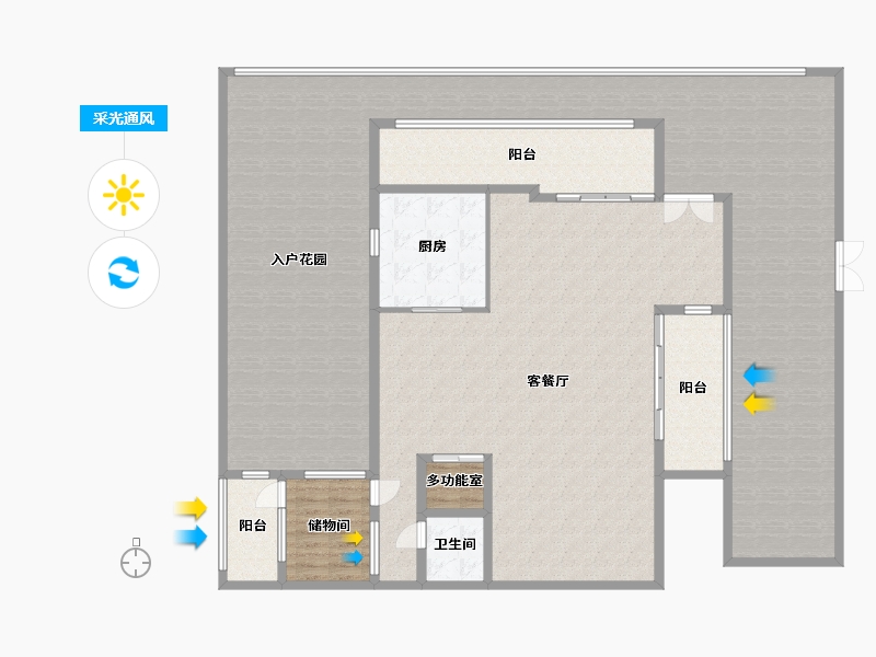 四川省-成都市-融创玖棠府-320.00-户型库-采光通风