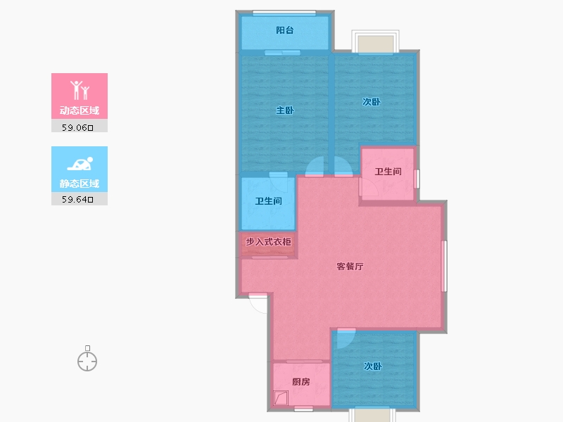 江西省-上饶市-山水天下-119.37-户型库-动静分区