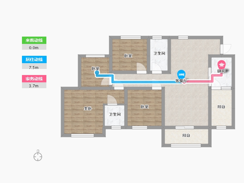 四川省-南充市-鼎仁恒俊府-98.00-户型库-动静线