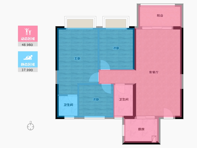 江西省-九江市-君悦江山-78.40-户型库-动静分区