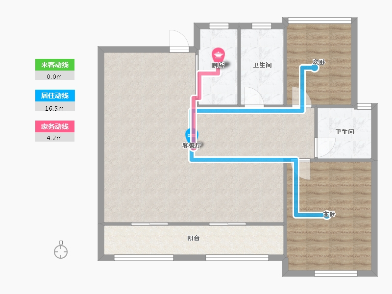 江苏省-苏州市-湖滨世家-91.08-户型库-动静线