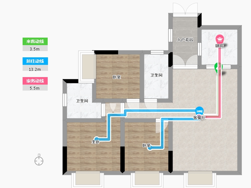 贵州省-遵义市-智慧名城-83.98-户型库-动静线