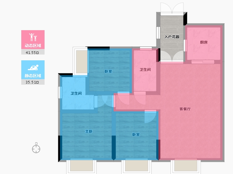 贵州省-遵义市-智慧名城-83.98-户型库-动静分区