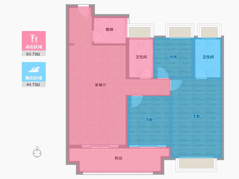 云南省-昭通市-乌蒙水乡-99.20-户型库-动静分区