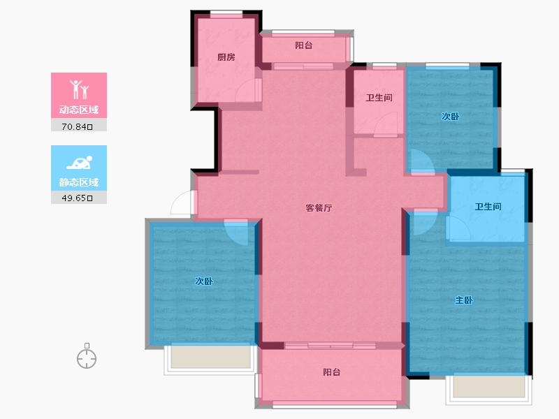 河南省-周口市-翡翠兰亭-108.00-户型库-动静分区