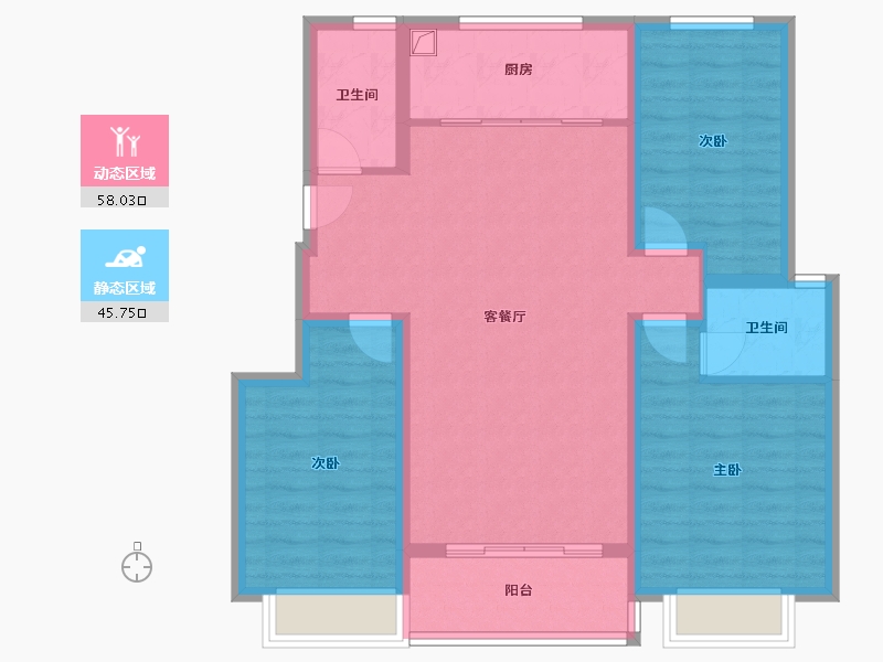 河南省-安阳市-永硕文博苑-104.00-户型库-动静分区