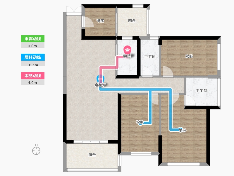 广西壮族自治区-百色市-龙景天际-120.00-户型库-动静线