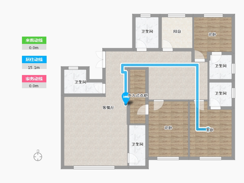 陕西省-商洛市-越影聆水居-120.18-户型库-动静线