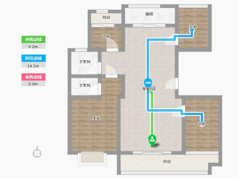 山东省-济宁市-崇文府-100.00-户型库-动静线