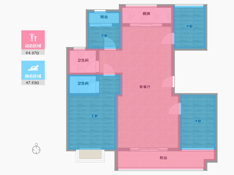 山东省-济宁市-崇文府-100.00-户型库-动静分区