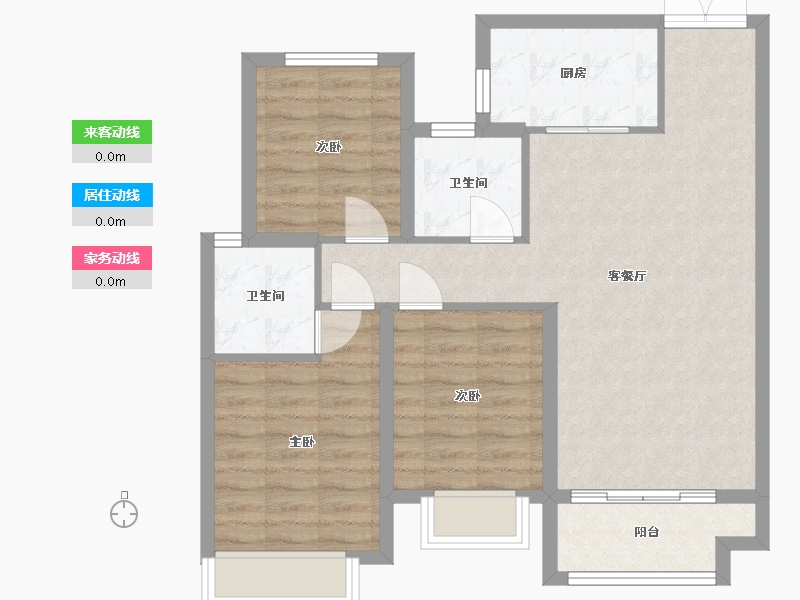 山西省-运城市-五洲观山悦-95.20-户型库-动静线