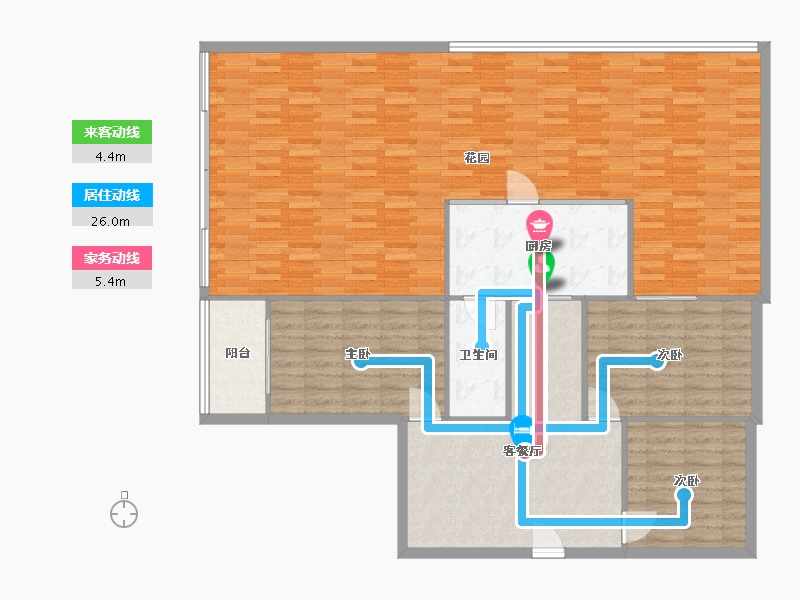 四川省-成都市-长天路3号院-79.23-户型库-动静线