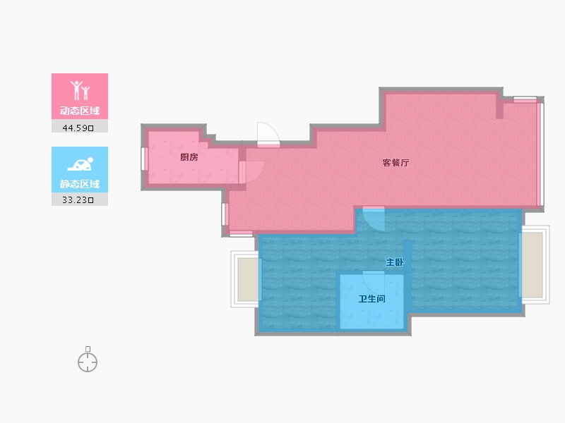 上海-上海市-富林苑-75.00-户型库-动静分区