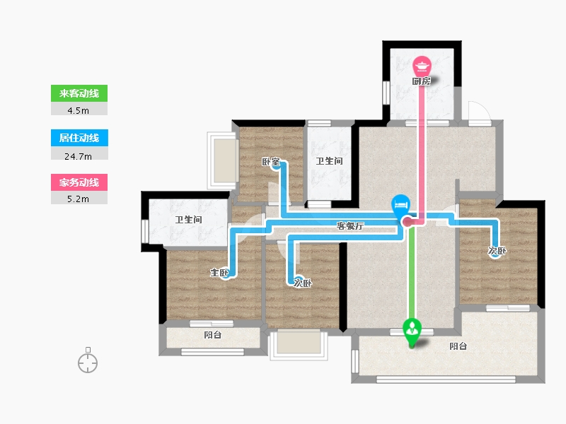 广东省-深圳市-金融街华发融御花园-92.00-户型库-动静线