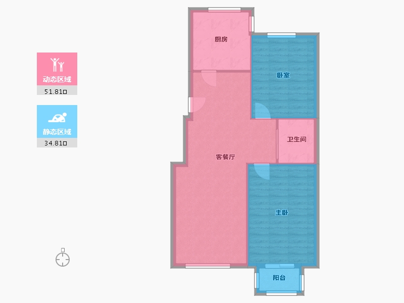 广东省-河源市-和平湾花园-104.00-户型库-动静分区