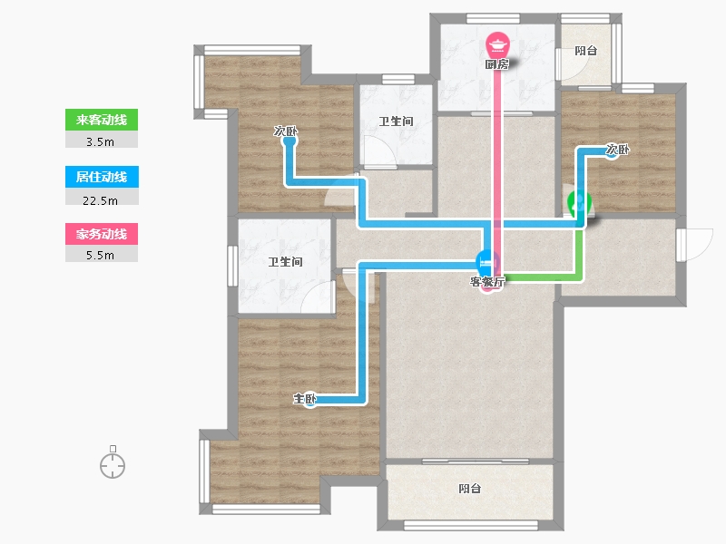 江西省-南昌市-万达文化旅游城-96.26-户型库-动静线