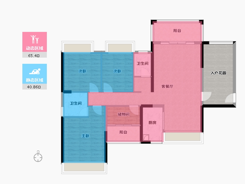 广西壮族自治区-来宾市-裕达盛世东方城-109.58-户型库-动静分区