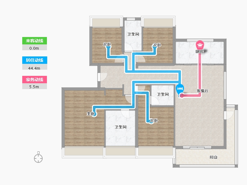 江苏省-苏州市-中海阅泓山晓-140.01-户型库-动静线