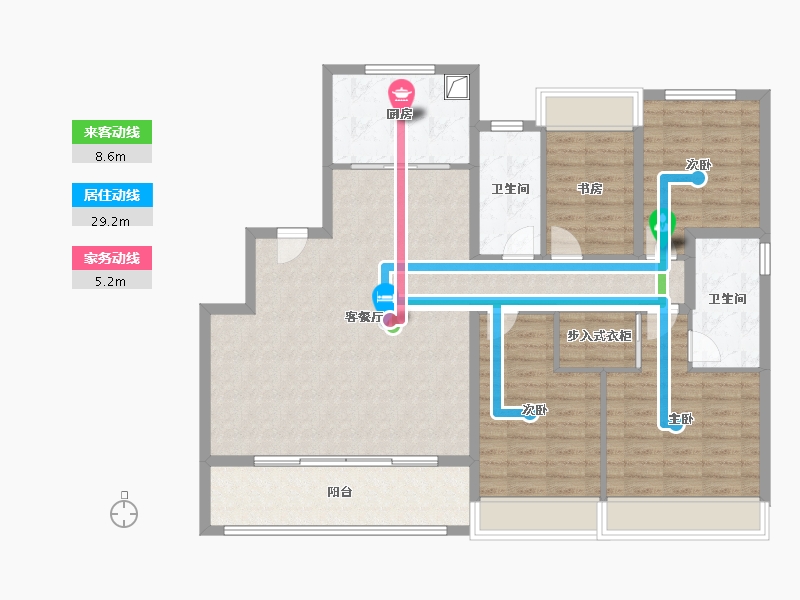 江苏省-苏州市-中海阅泓山晓-120.01-户型库-动静线